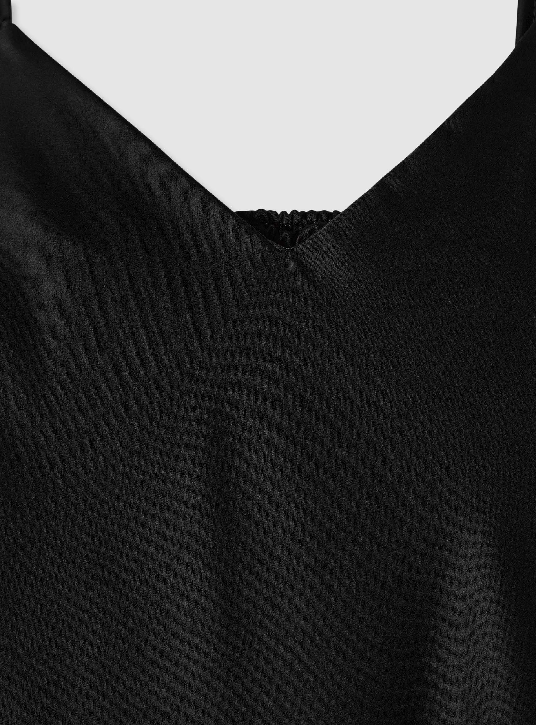 Vestito lungo con schiena nuda satin - Image 6