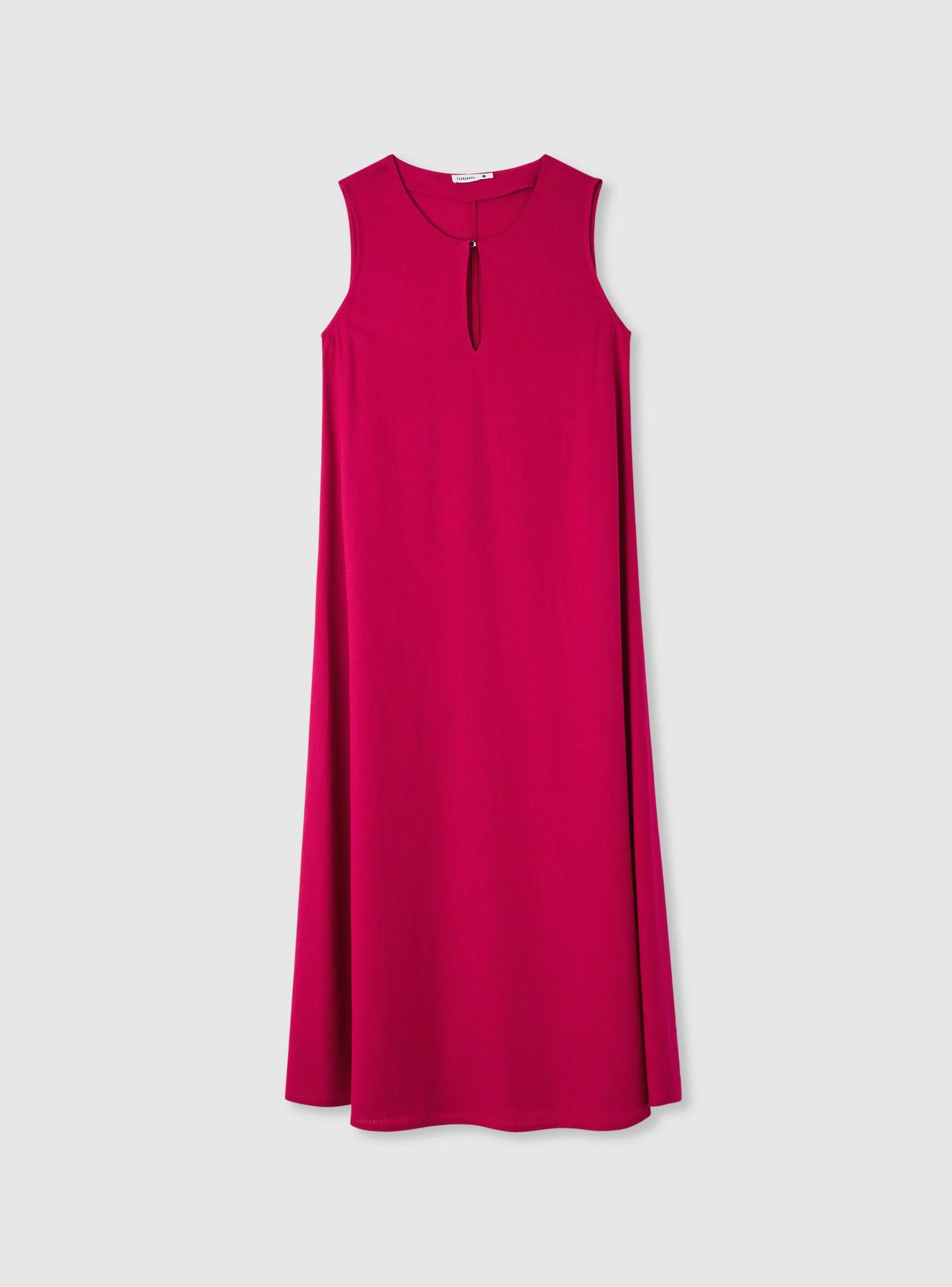 Vestito lungo effetto lino scollo a goccia - Image 6