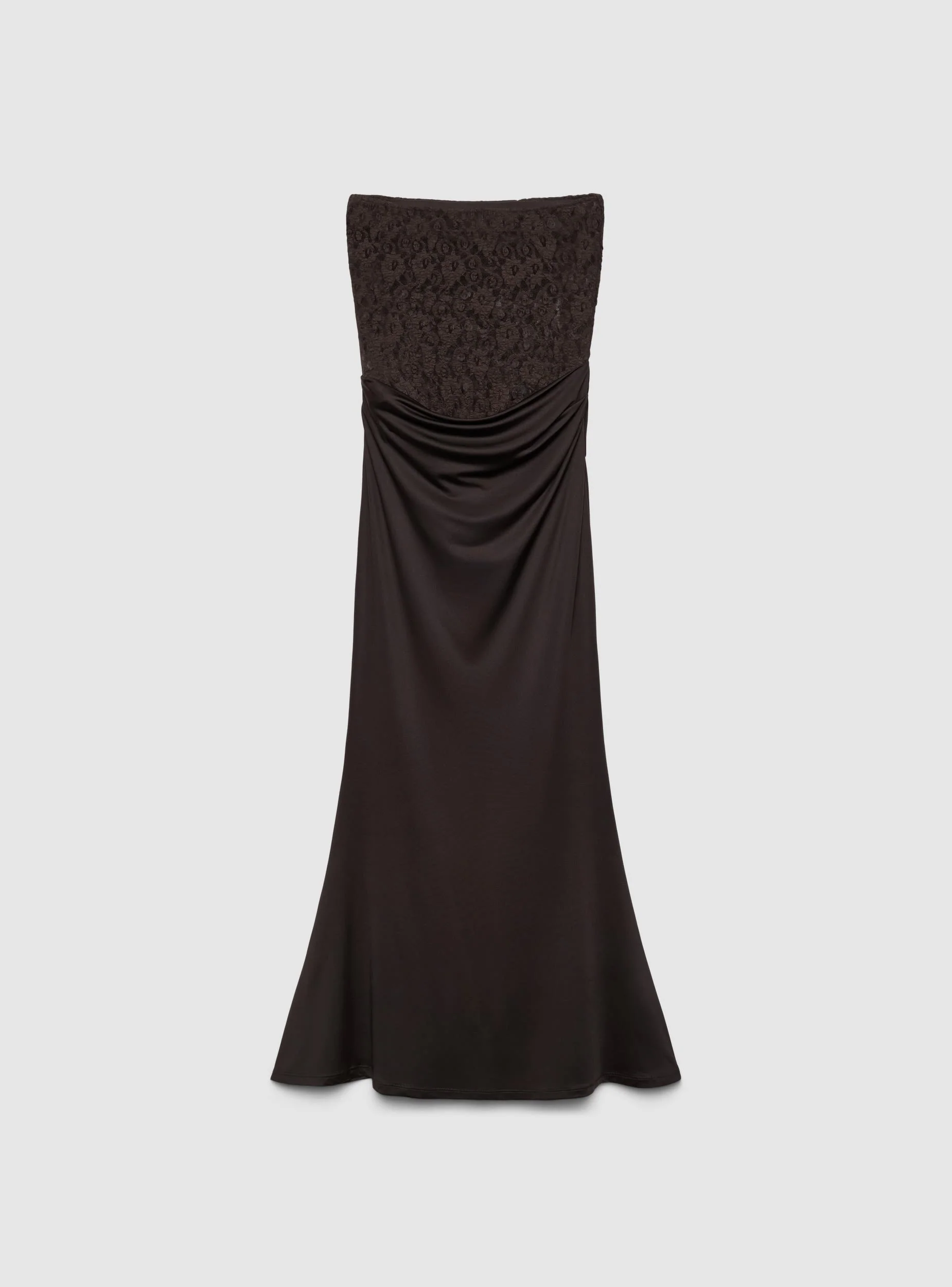 Vestito lungo in pizzo a fascia - Image 2