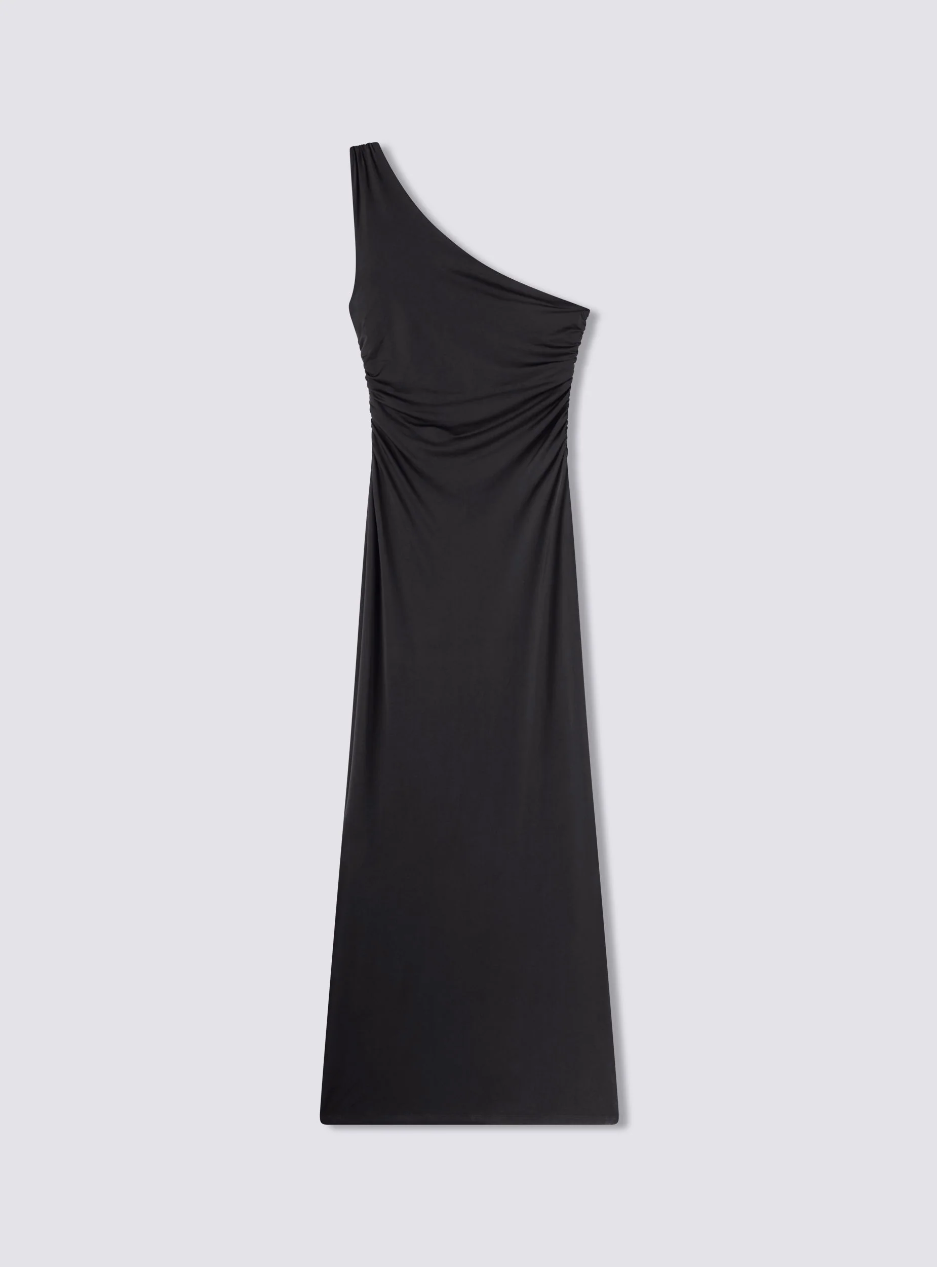 Vestito lungo monospalla arricciato - Image 5