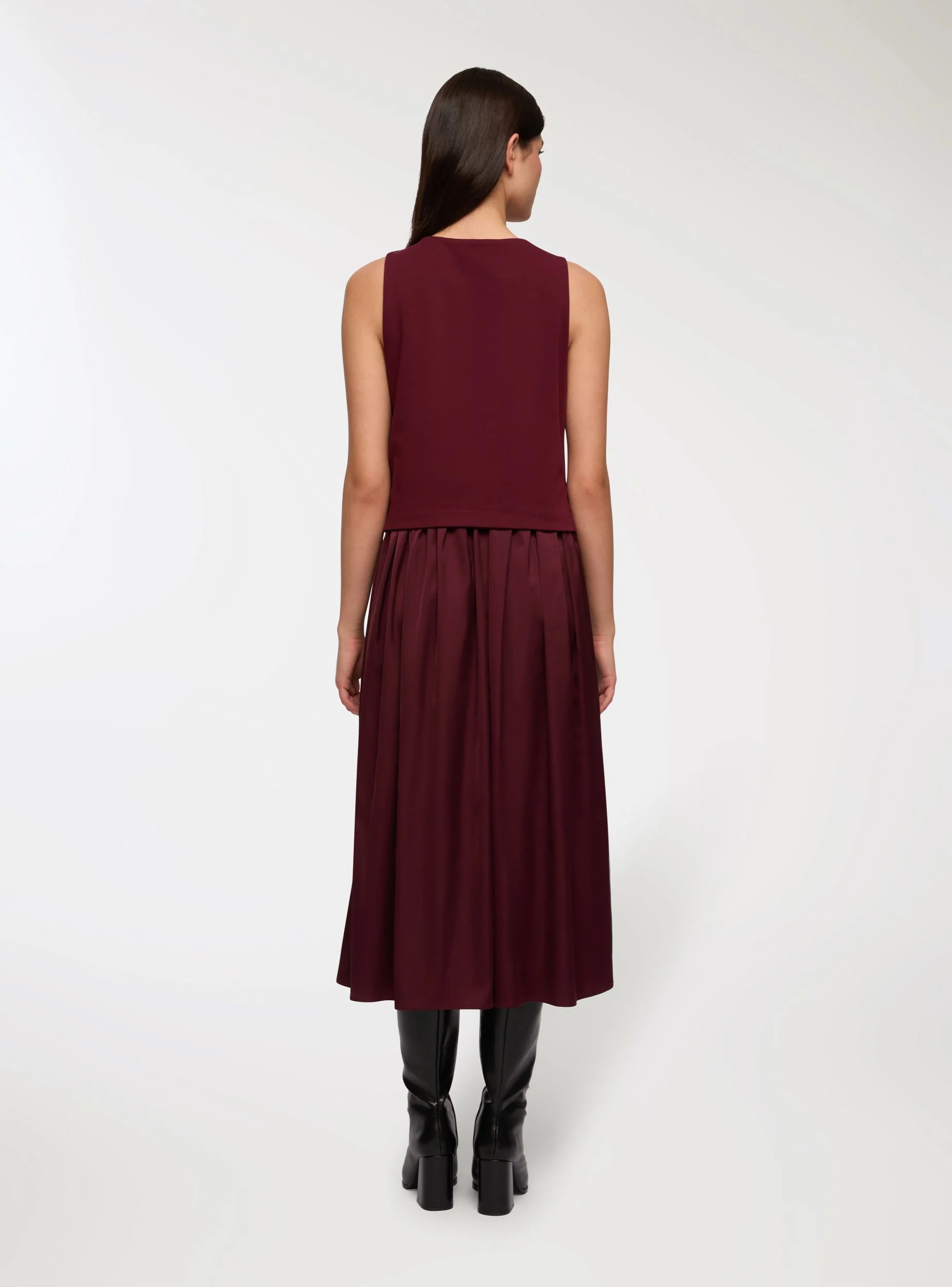 Vestito midi plissettato - Image 3