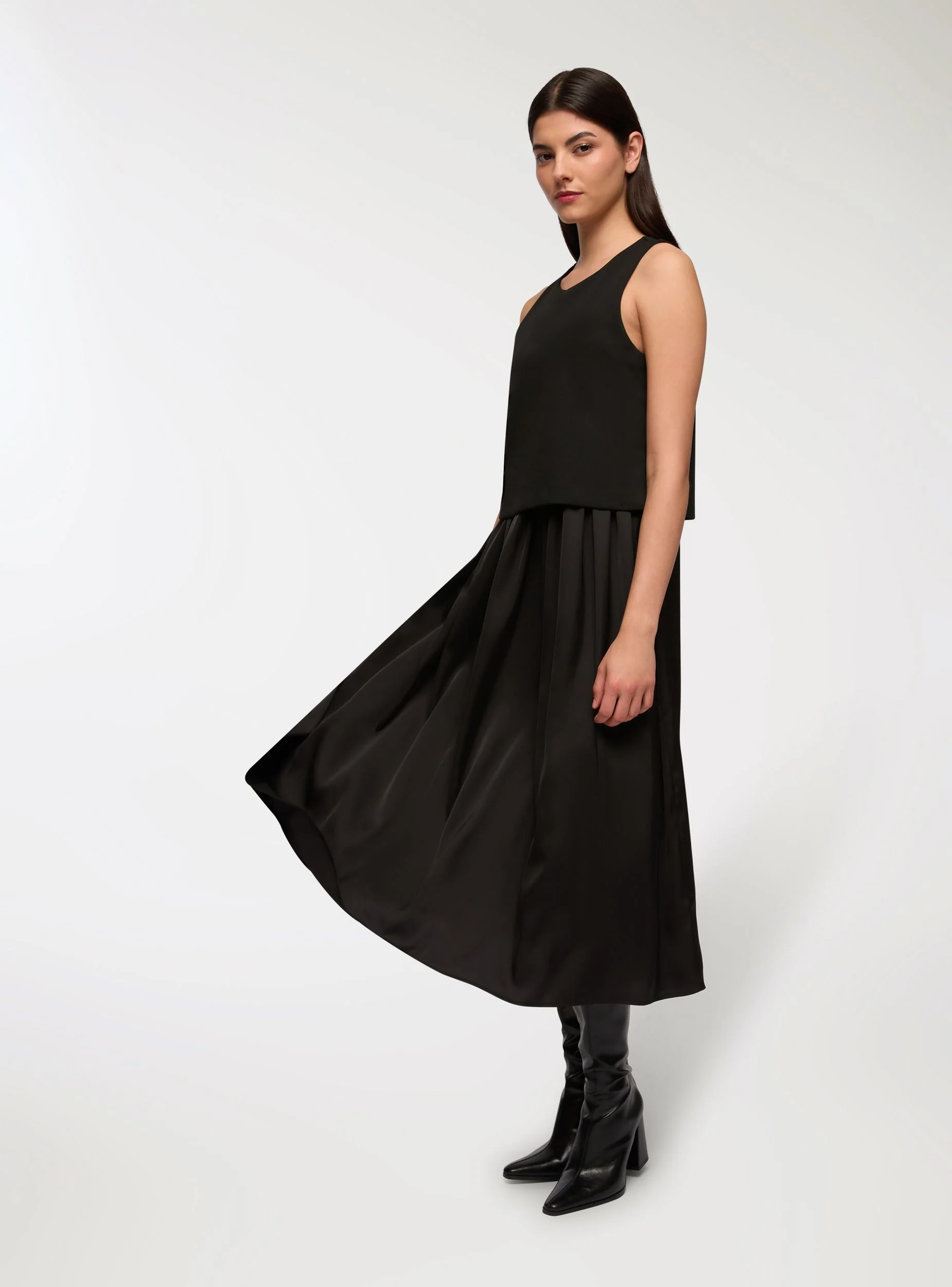 Vestito midi plissettato - Image 2