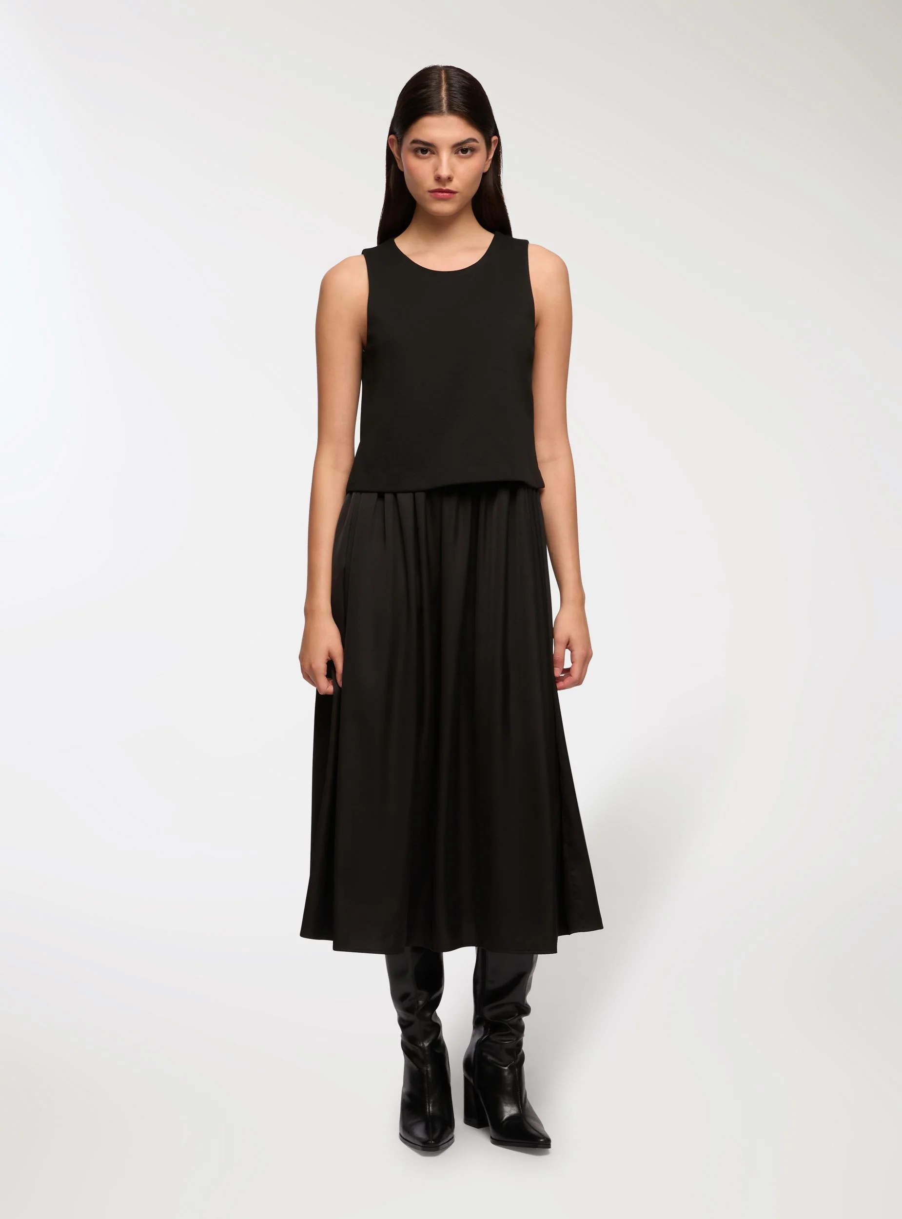 Vestito midi plissettato - Image 3