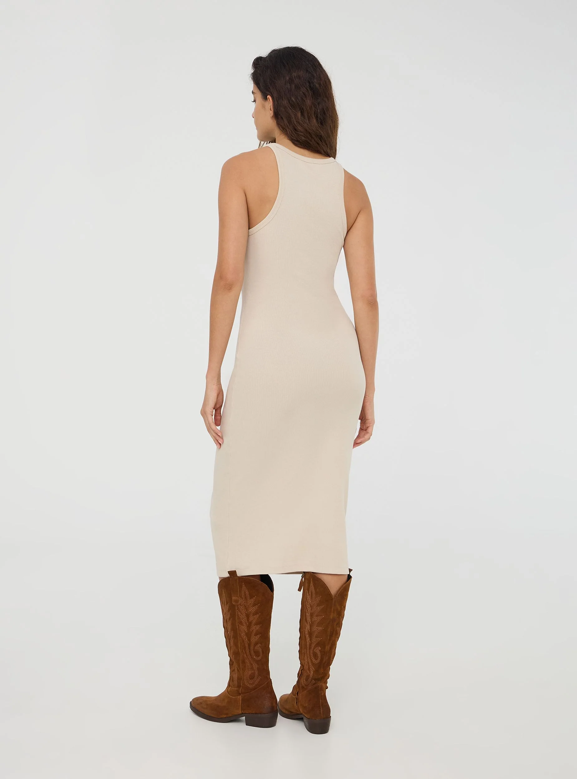 Vestito midi scollo americano - Image 5