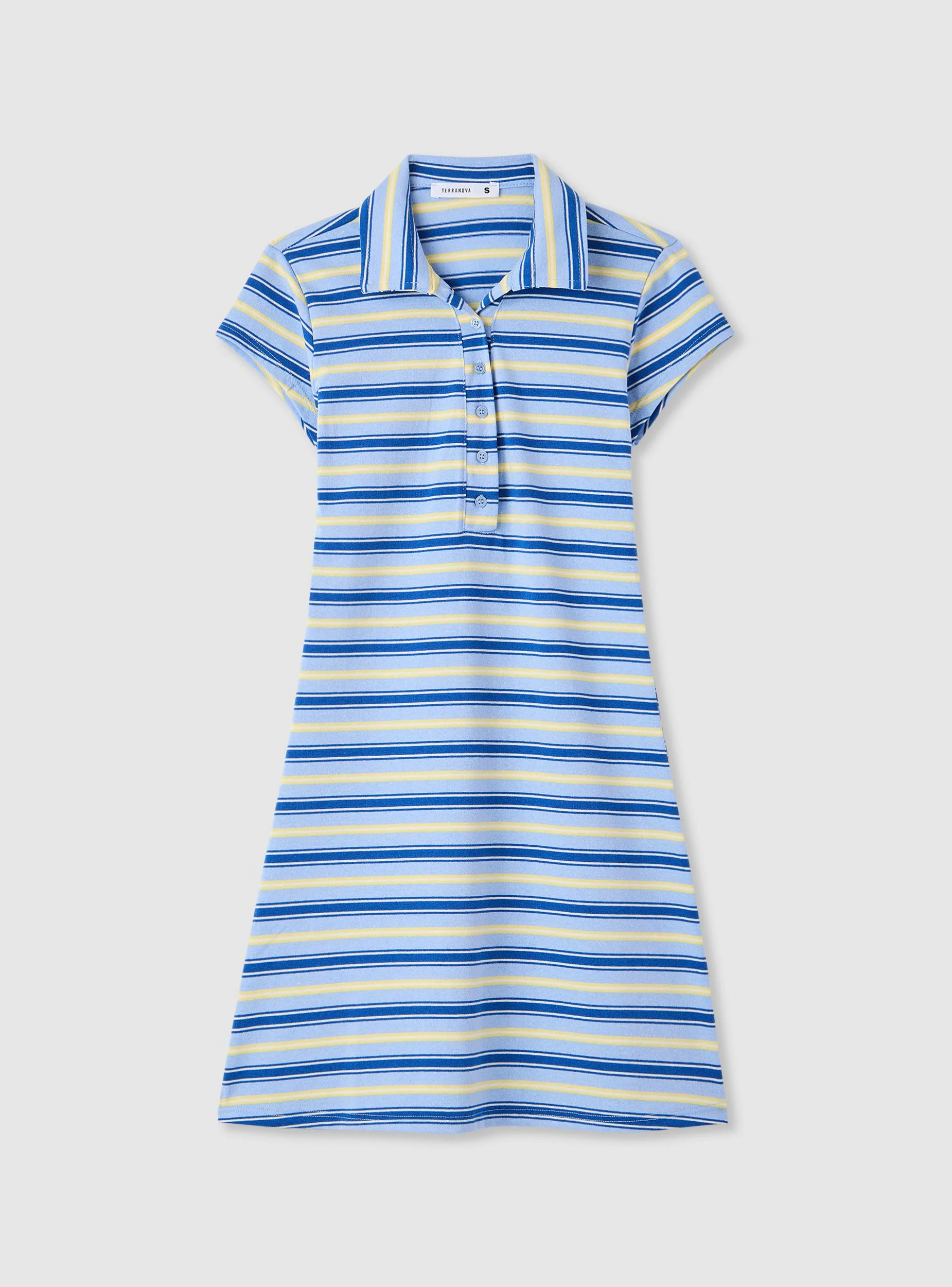 Vestito polo a righe