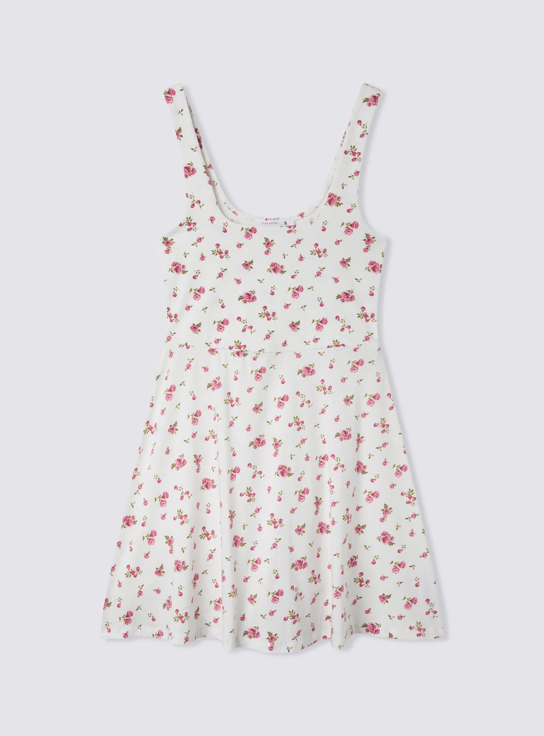 Vestito skater con fantasia floreale - Image 5