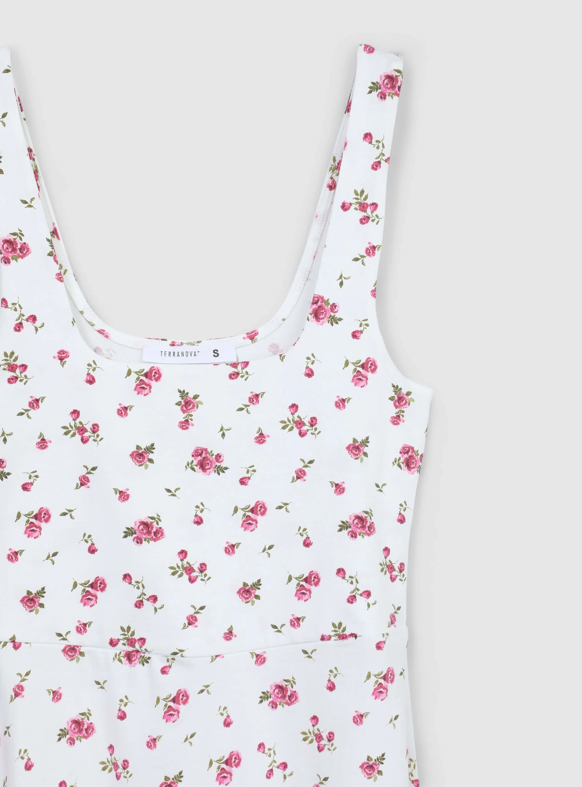 Vestito skater con fantasia floreale - Image 6
