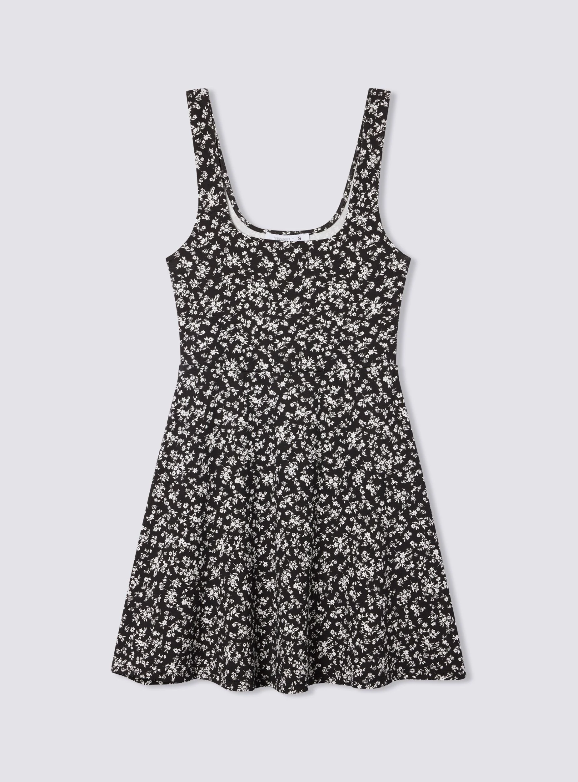Vestito skater con fantasia floreale - Image 6