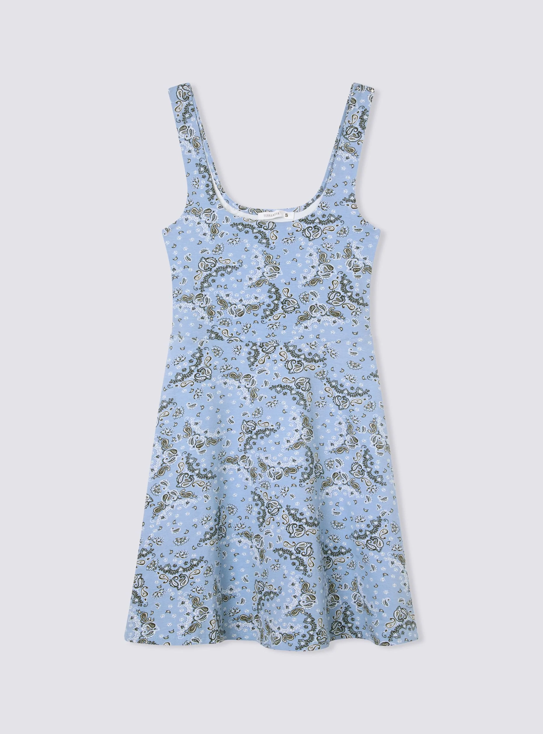 Vestito skater con stampa bandana - Image 5