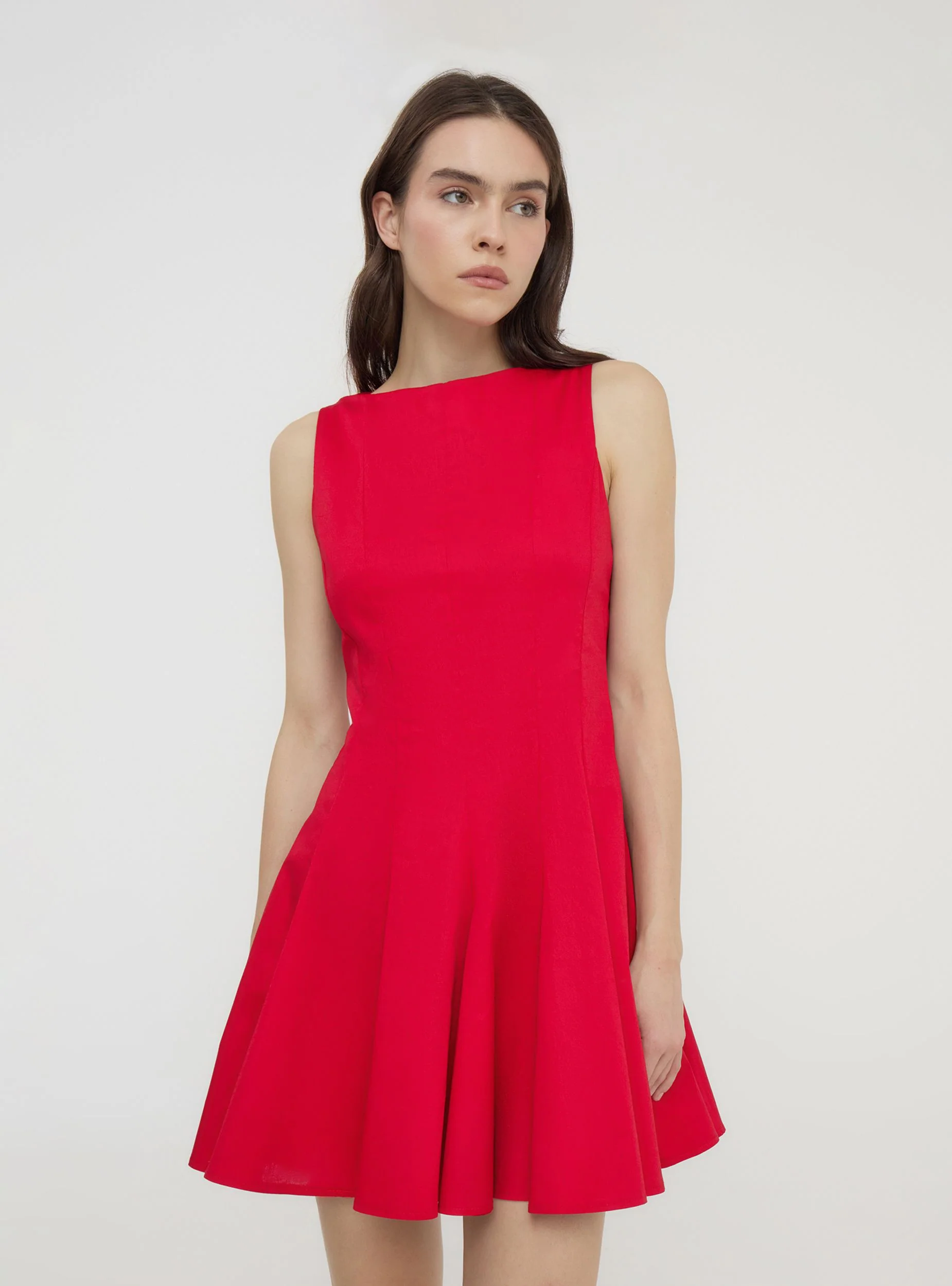 Vestito smanicato godet - Image 3