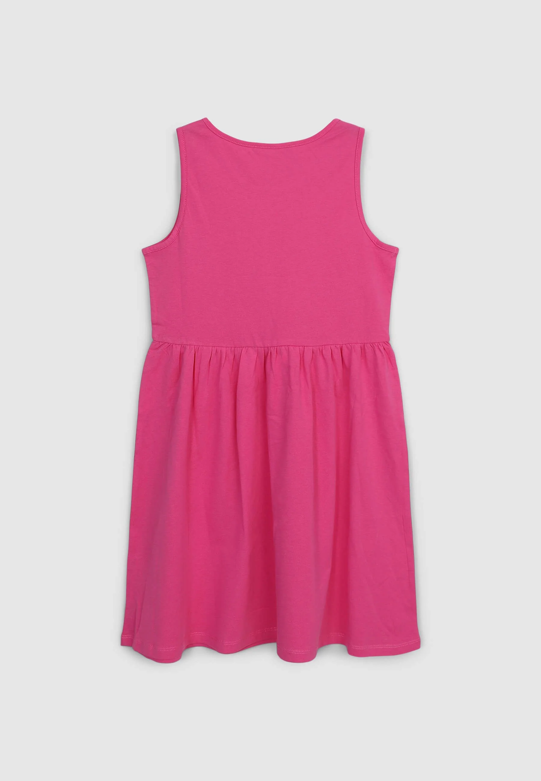 Vestito smanicato in jersey di cotone - Image 5