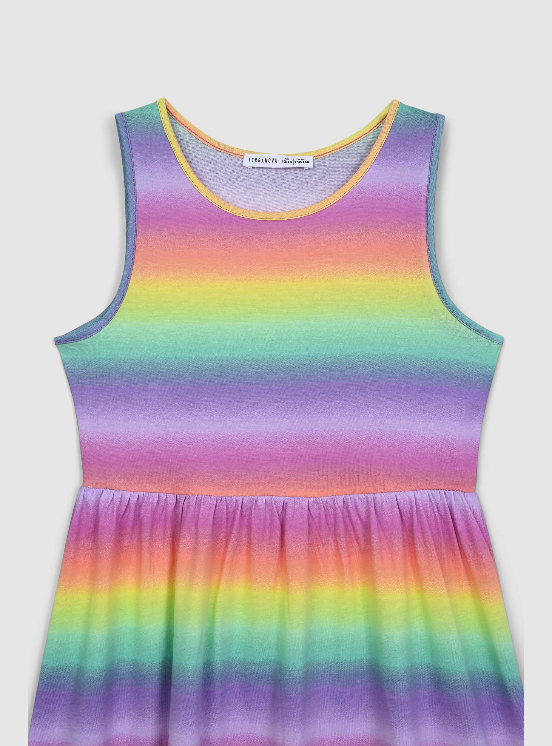 Vestito smanicato multicolor - Image 2