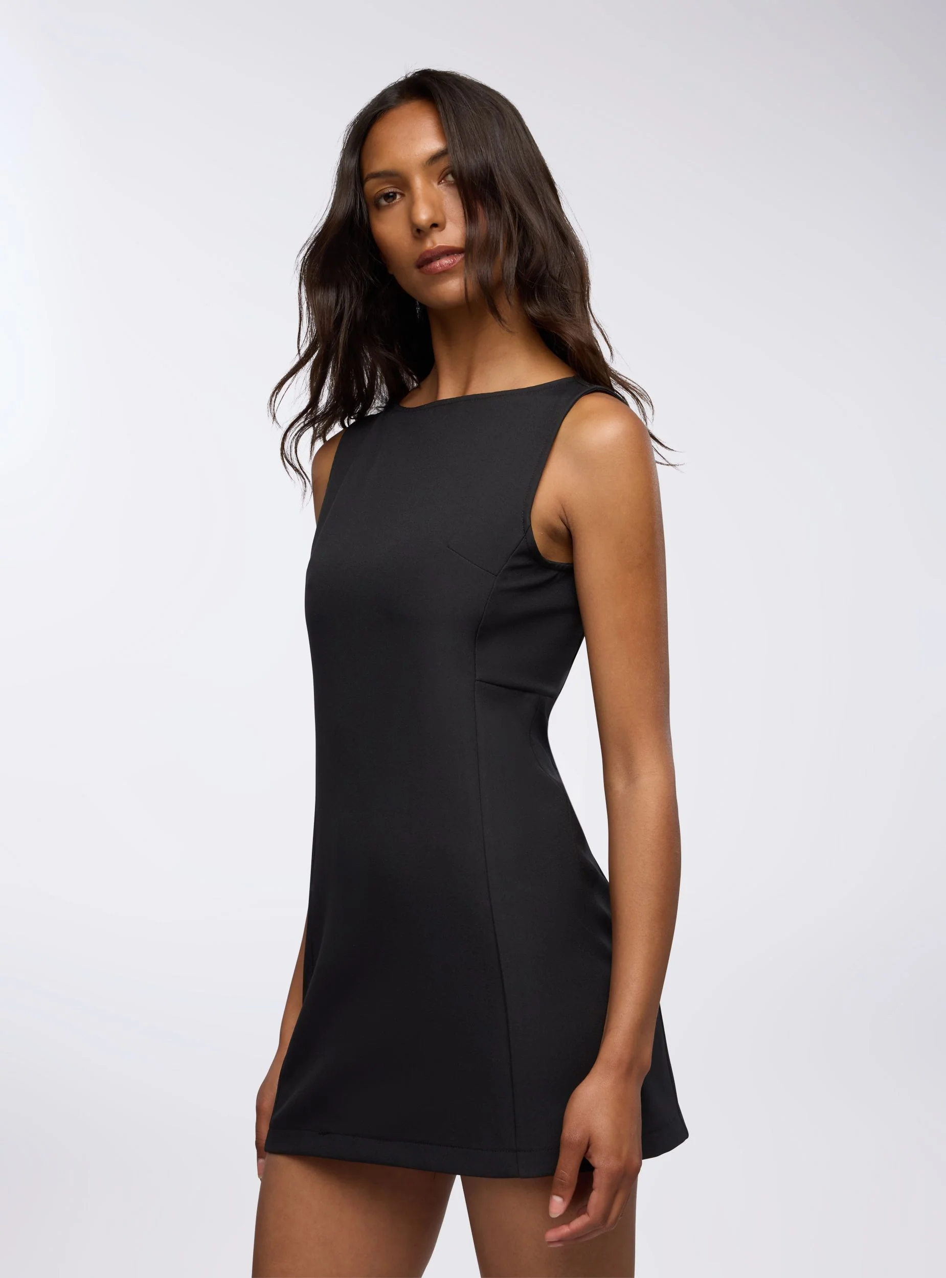 Vestito svasato con scollo americano - Image 2