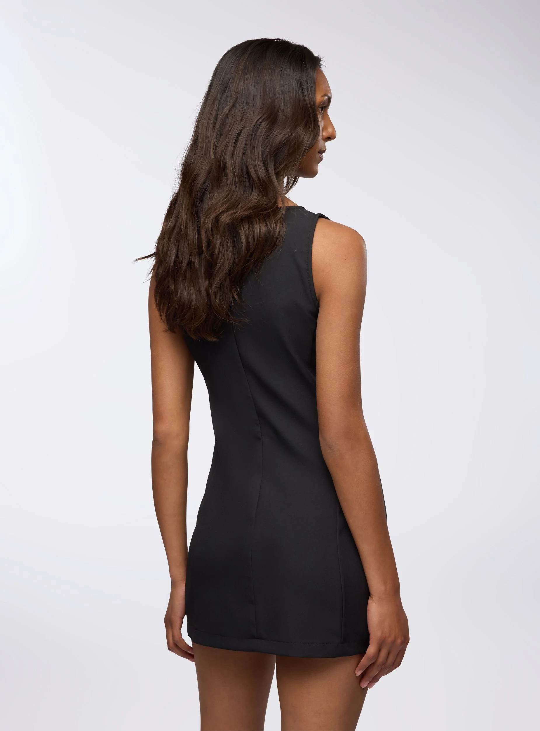 Vestito svasato con scollo americano - Image 4