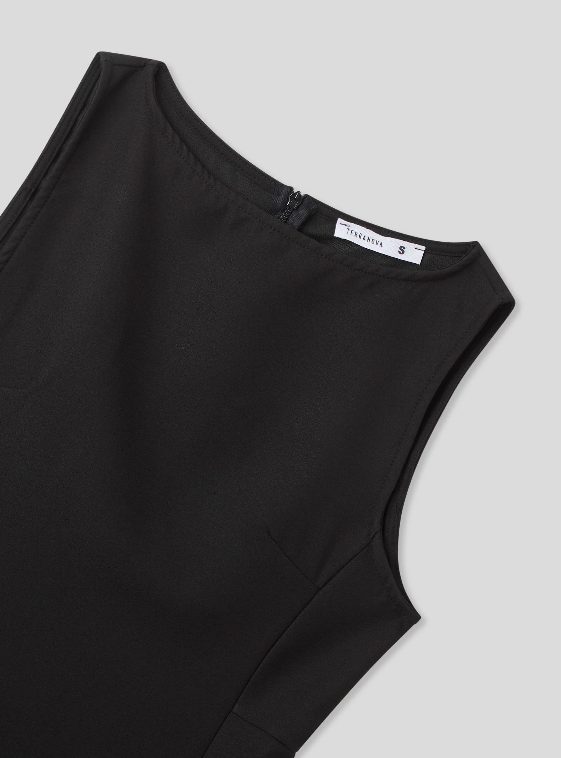 Vestito svasato con scollo americano - Image 6