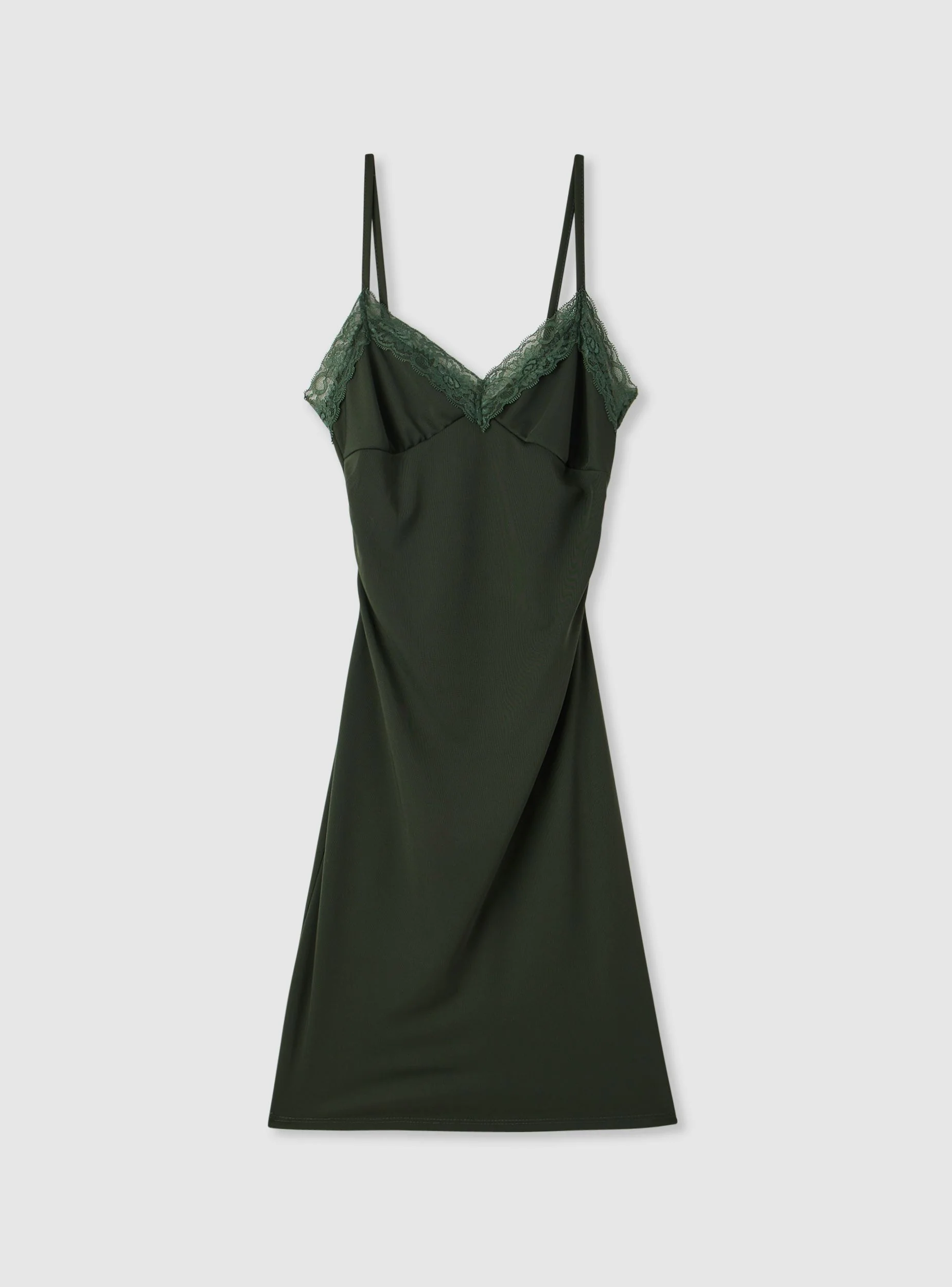 Vestito tubino corto con profili in pizzo - Image 5