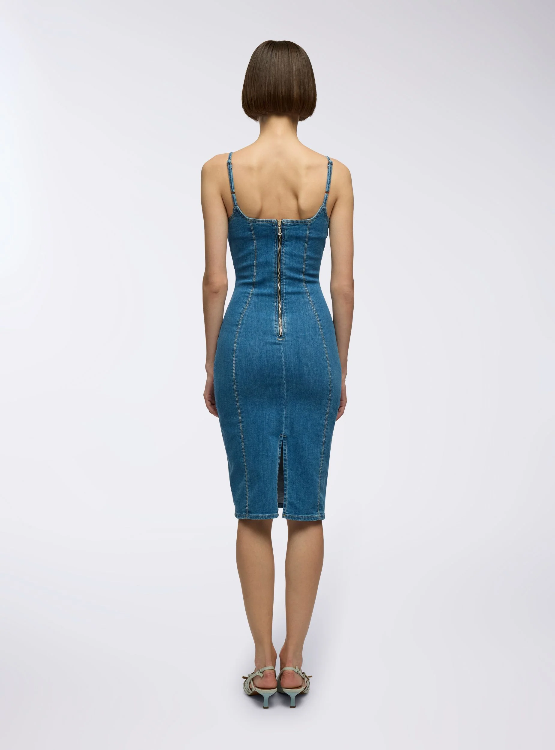 Vestito tubino di jeans - Image 4